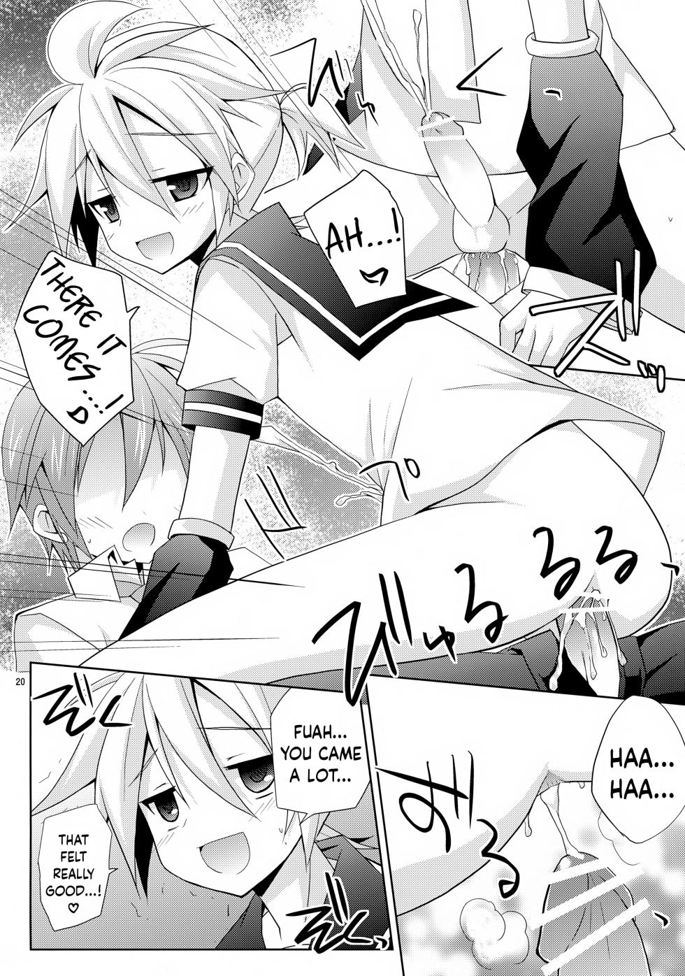 (CCOsaka89) [Mimoton] Len-kun ga Gachi Sugite Kowai | Len-kun Is So Eager It Scares Me (VOCALOID) [English] {Chin²} - Page 20