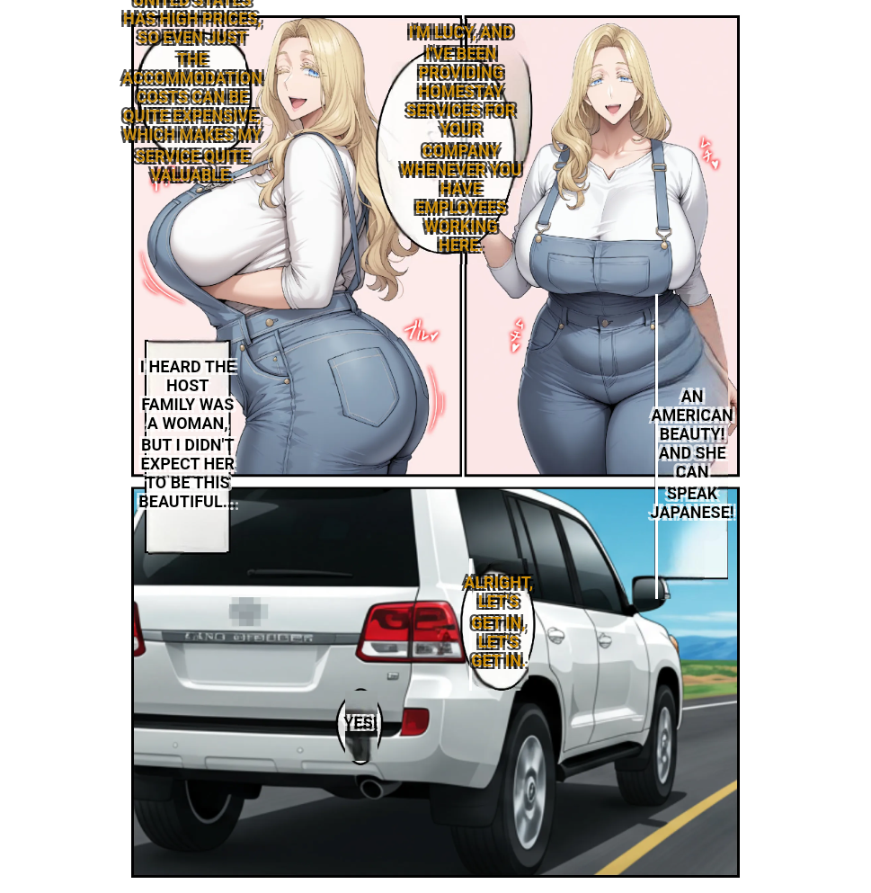 Home stay sakino bakunyuu blonde bijyouni mesuushi cosde yuwakusarete ittchalove tanetsuke seikatsu 1-2 + kakioroshi epilogue (AI Generated) [MTL] - Page 7