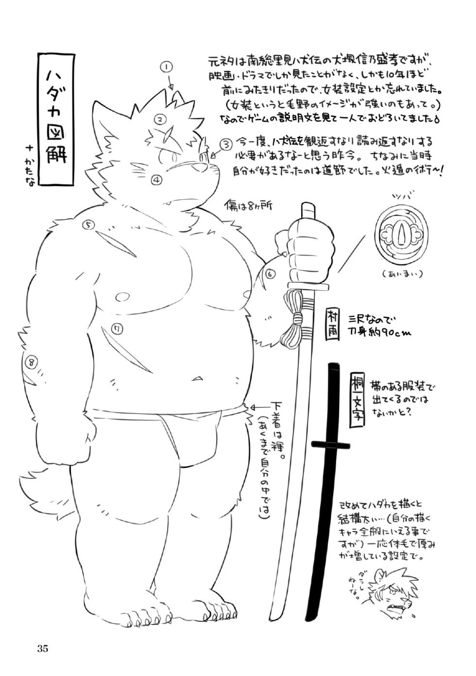 (Shinshun Kemoket 3) [Goroujirou (Various)] 犬塚小可爱是普通的狗狗吗？ (Tokyo Afterschool Summoners) [Chinese] - Page 35