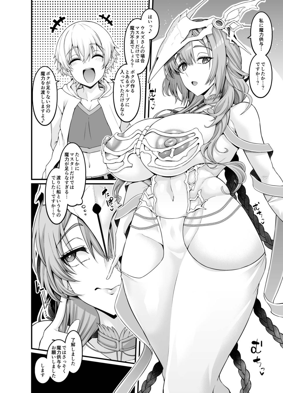 [Ankoman] Uruzu, giru-kun kara maryoku kyōyo o teian sa reru…❤ (Fate/Grand Order) [Digital] - Page 2