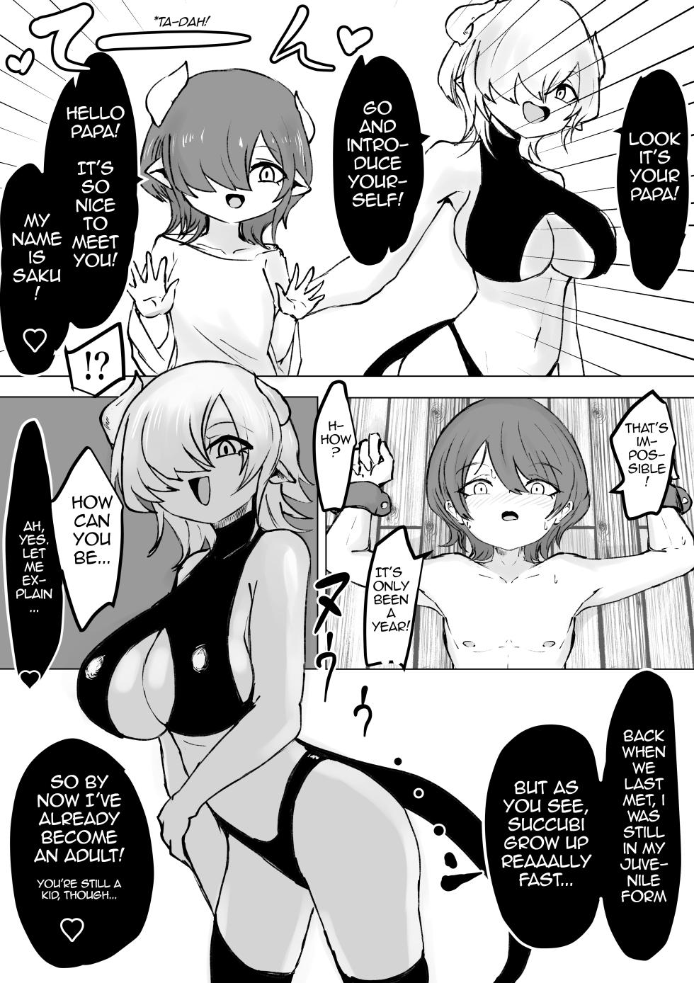 [Permission (Dendou Monaka)] Tsukamatte Iru Succubus o Ochinchin de Ijimetara Hofuku Sareta Ohanashi [English] - Page 16