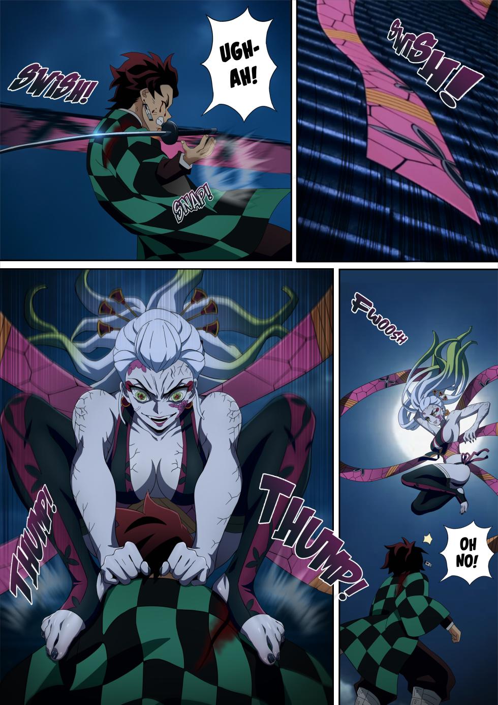 [FootCroft] Daki’s Blood Demon Art: Trample 堕姫の血鬼術・紅蓮践踏 (Part 1+Part 2) - Page 8