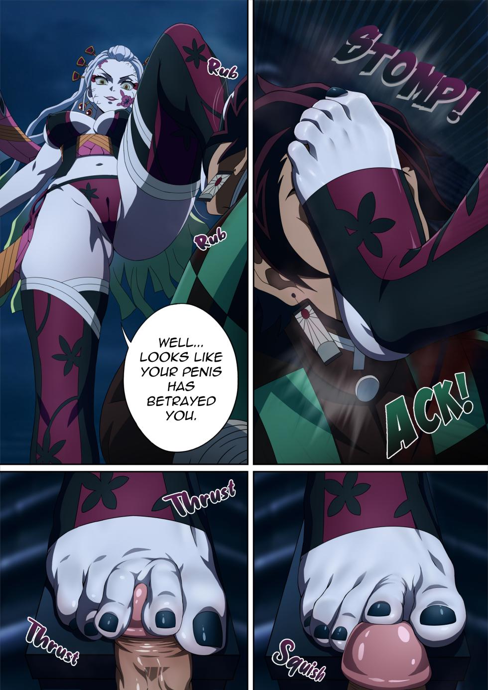 [FootCroft] Daki’s Blood Demon Art: Trample 堕姫の血鬼術・紅蓮践踏 (Part 1+Part 2) - Page 13