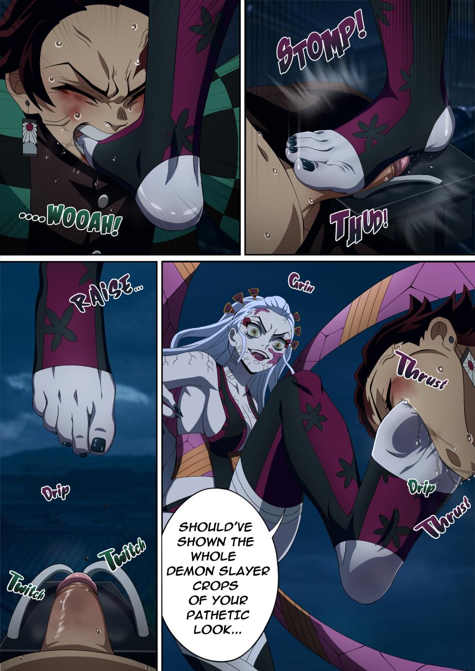 [FootCroft] Daki’s Blood Demon Art: Trample 堕姫の血鬼術・紅蓮践踏 (Part 1+Part 2) - Page 16