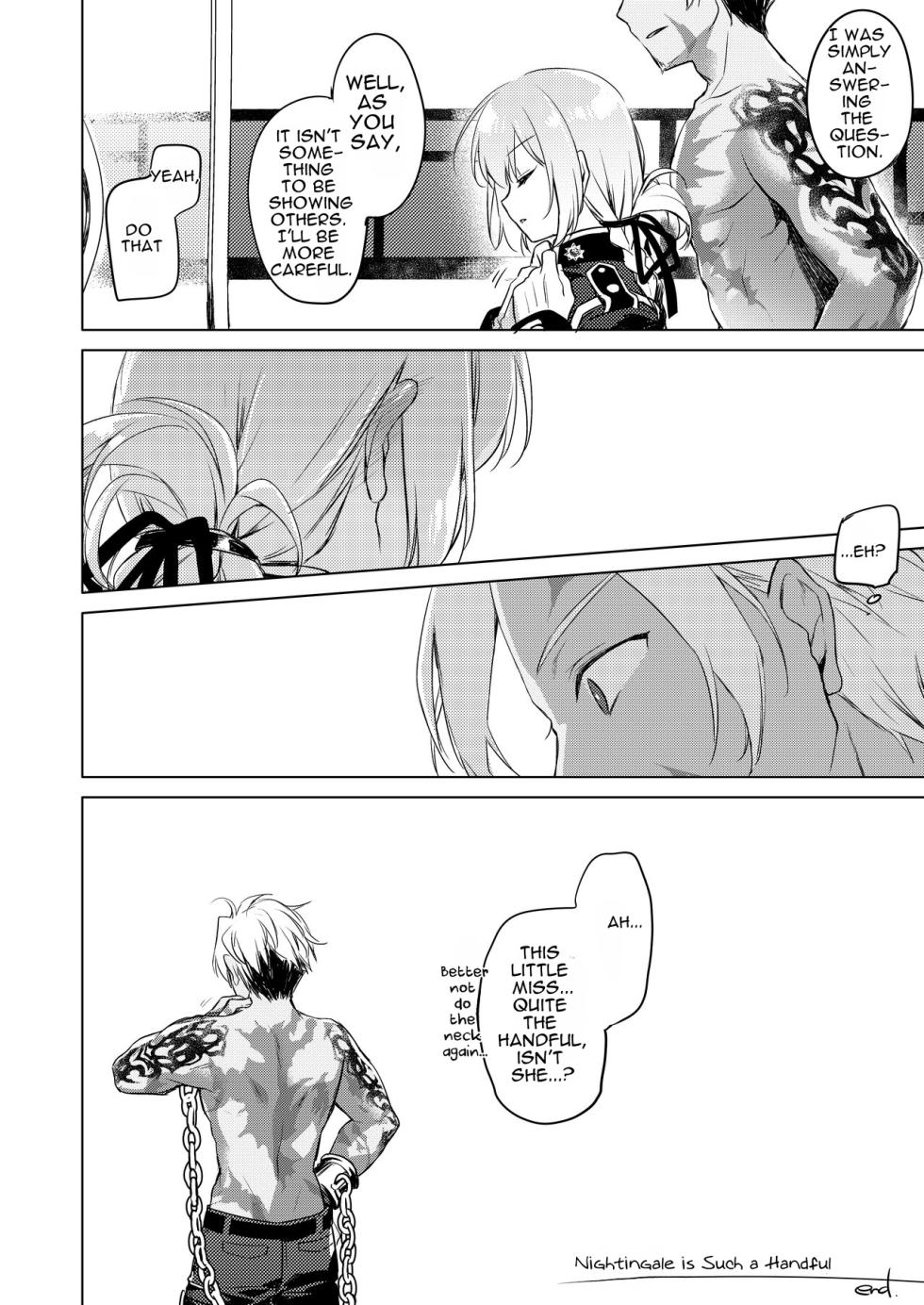 [FRAC (Motomiya Mitsuki)] Nightingale wa Mendokusai (Fate/Grand Order)[English][Digital] - Page 24