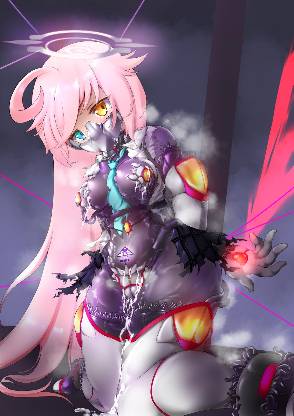 [Angelus](碧蓝档案)小鸟游星野抵抗着使她转化为PMC士兵的触手服 - Page 9