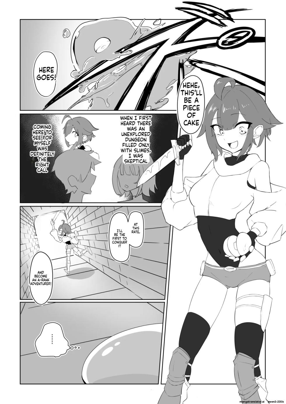 [ajimuni] Slime Onee-san to Onna Boukensha-chan (SCANMTL) - Page 2
