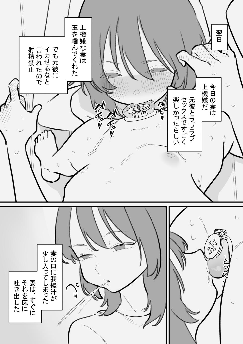 [蜂蜂蜂]妻にボコボコにされたいマゾ旦那の寝取らせ計画 - Page 19