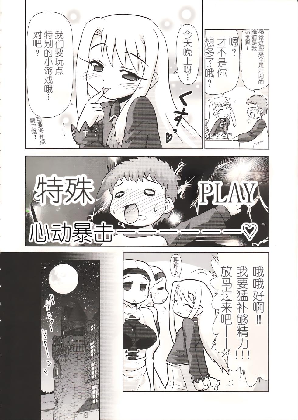 (C73) [PNO Group (Hase Yuu)] Illya with SellaLeys-bun Hokan Keikaku!!! (Fate/stay night) [Chinese] - Page 3