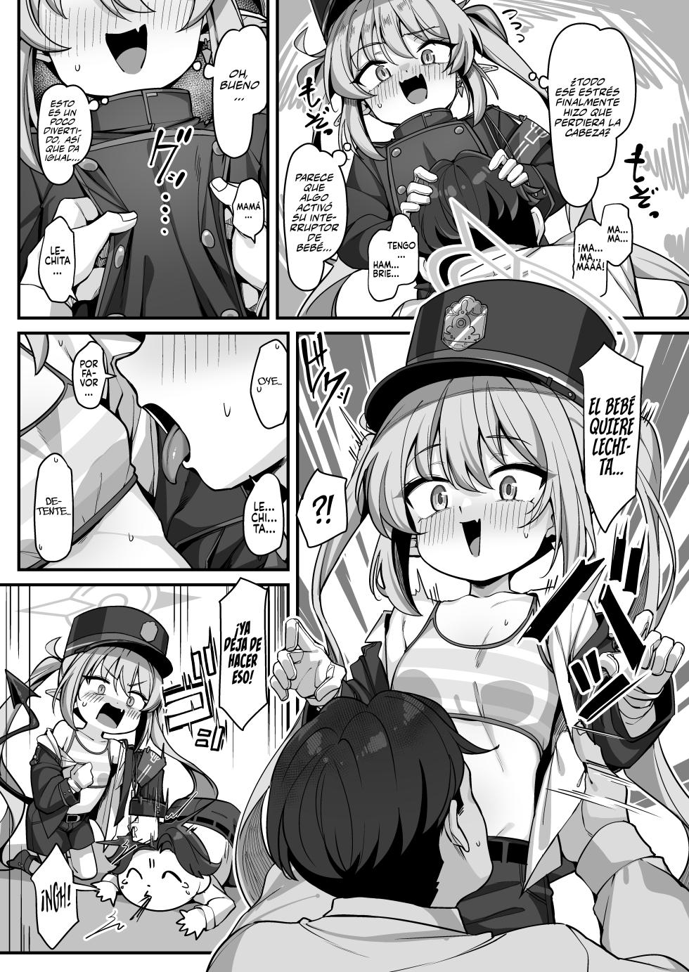 [Konnyaku Mura (konnyaku)] Tachibana Nozomi ni Babutte Ogyattetara Osowarechatta Hanashi  (Blue Archive) [Spanish] [Rakuen Translations] [Digital] - Page 6