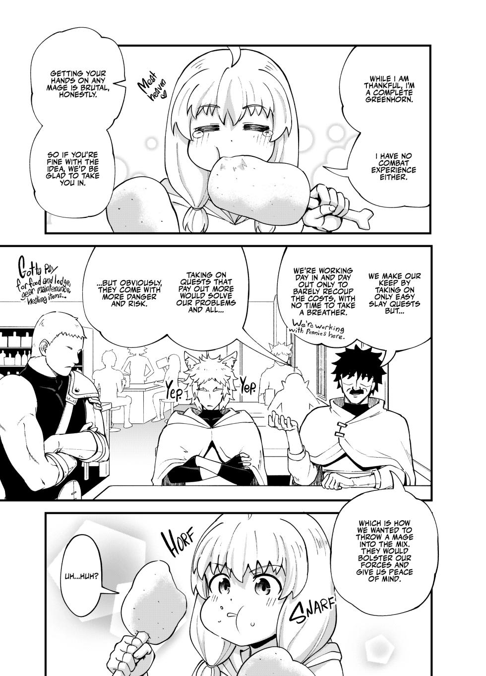 [Tonkotsu Fuumi (Poncocchan)] Minarai Mahoutsukai Minuki-ya de Hataraku | Fledgling Magician by Day, Echantress by Night [English] [A Little Someone's Dummy] [Digital] - Page 14