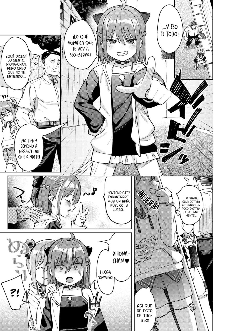 [Spiral (Arumamai Ayuka+)] Musume no Tomodachi no Mesugaki ni Okasaremashita 3 | Fui violado por una mocosa que es amiga de mi hija 3 [Spanish] [Traducciones Necesarias] - Page 2