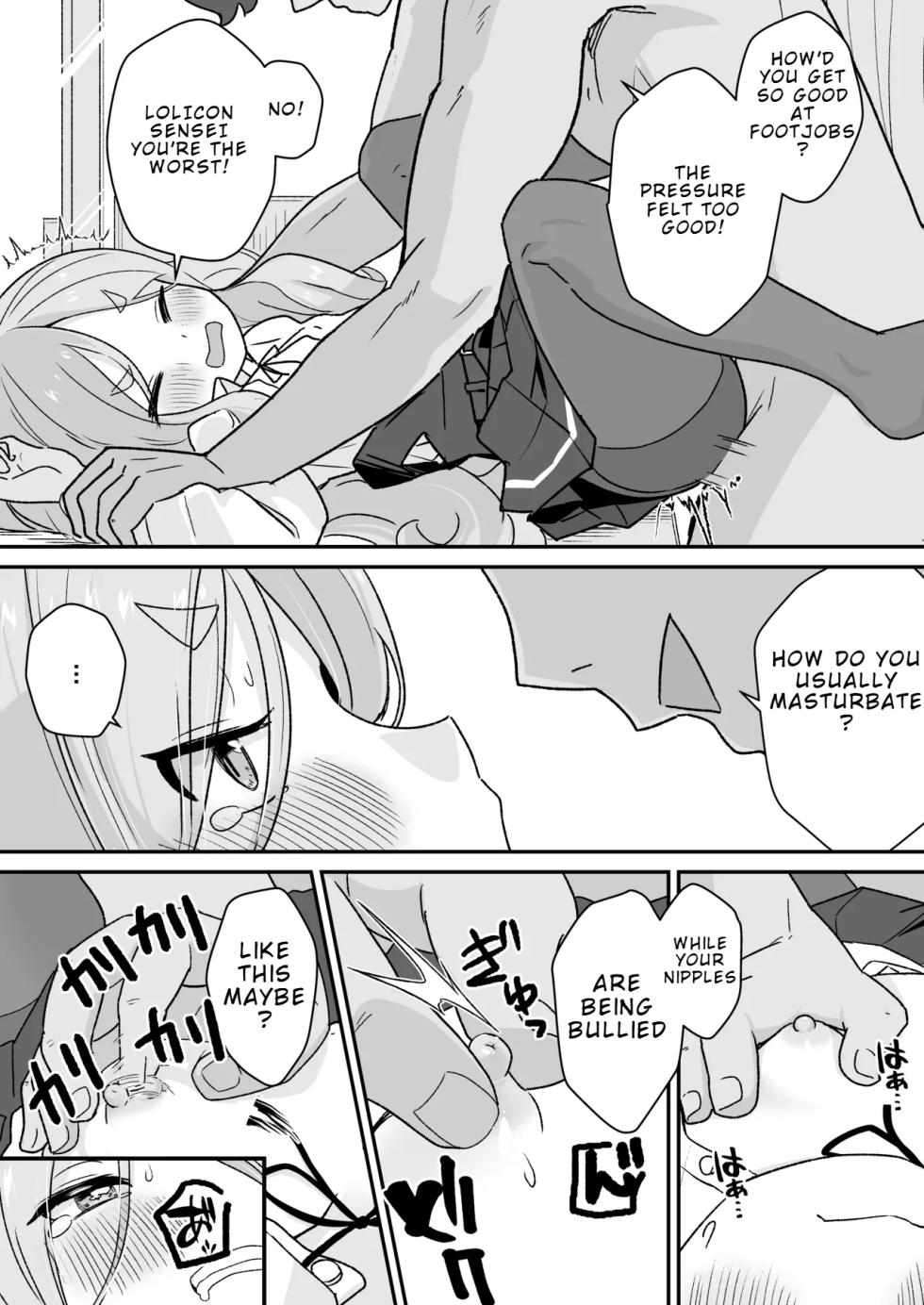 [Regnenshower (Shibame)] Namaiki JS wa Sensei o Ijimetai! [English] [Digital] - Page 14
