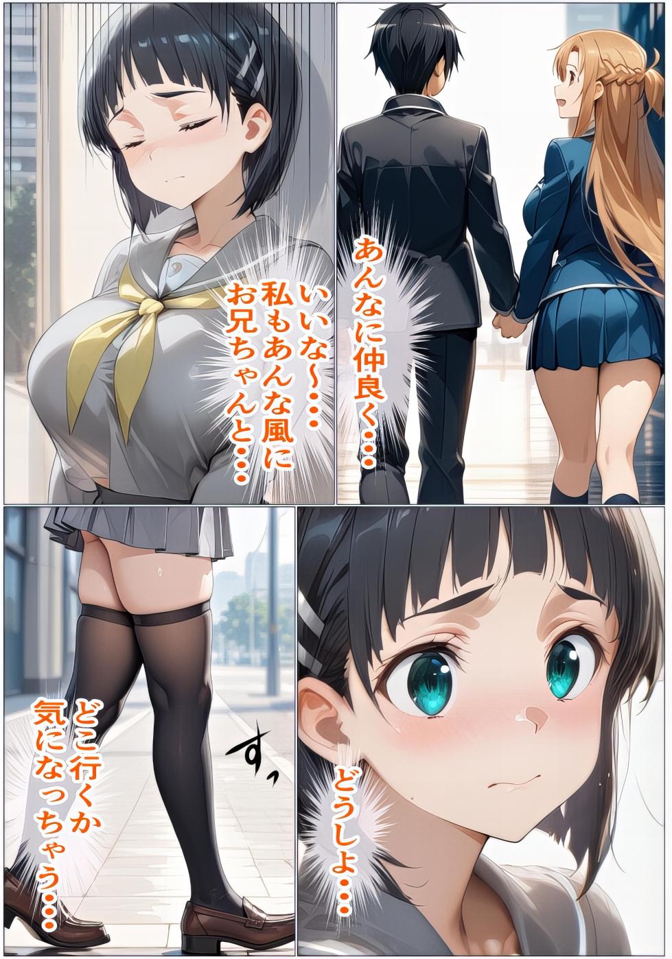 [東京アキバ倶楽部本館] 黒の剣士の三角関係1-8前篇 [AI Generated]-1280x - Page 5