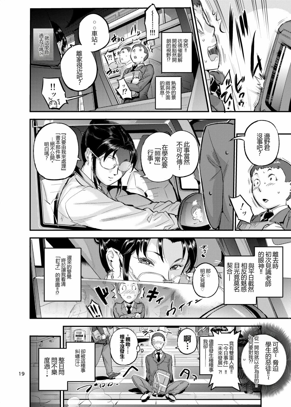 VOLVOX_O_p_com_Seikatsu_Shidou_no_Matsunoha_wa_Niranda_Seito_o_Kutteiru! - Page 20