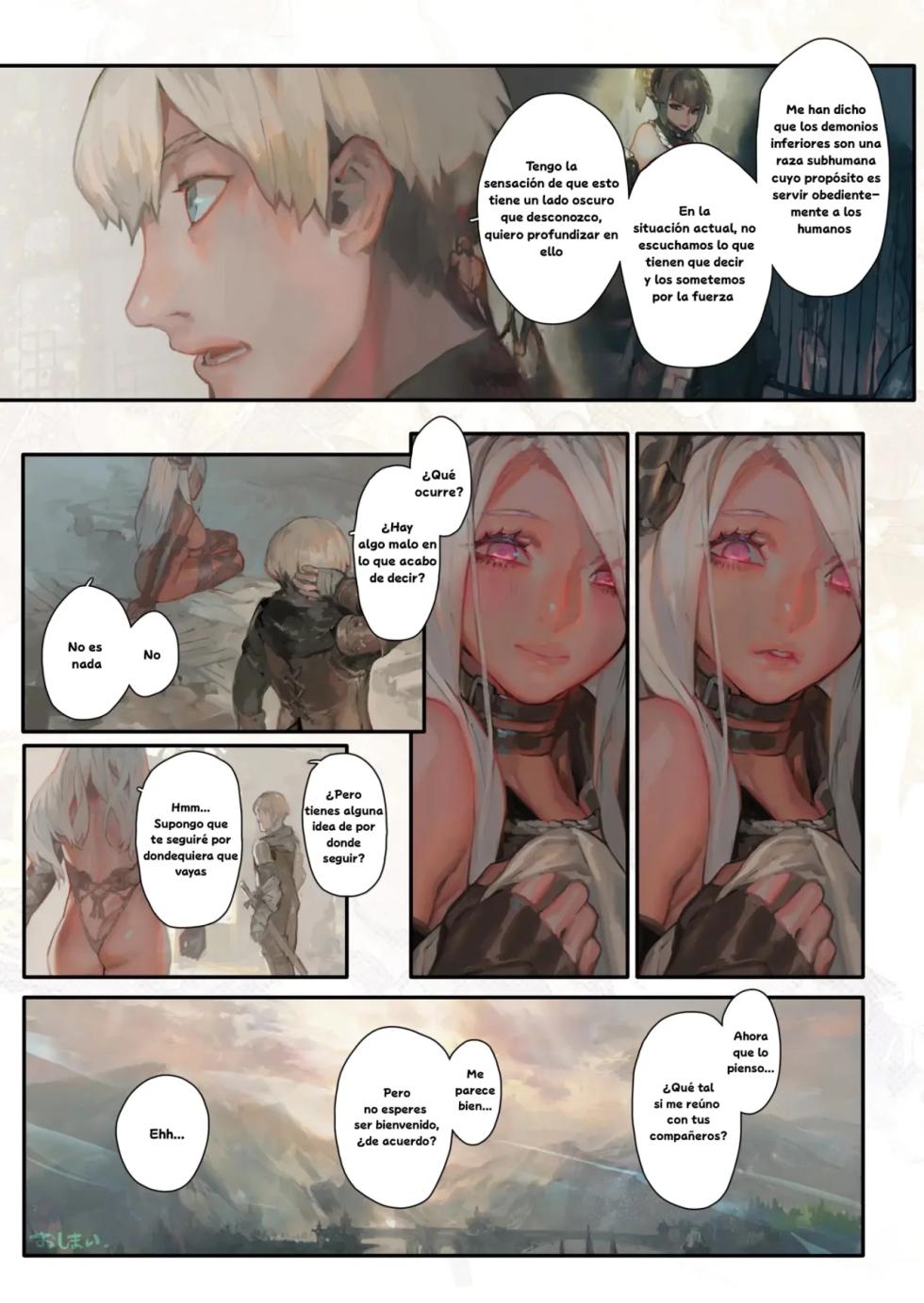 [Aoin no Junreibi (Aoin)] Nozomu Fukujuu Nozomanu Shihai | El Deseo de la Sumisa de ser Dominada [Spanish] [Blacklabel Scan] [Digital] - Page 22