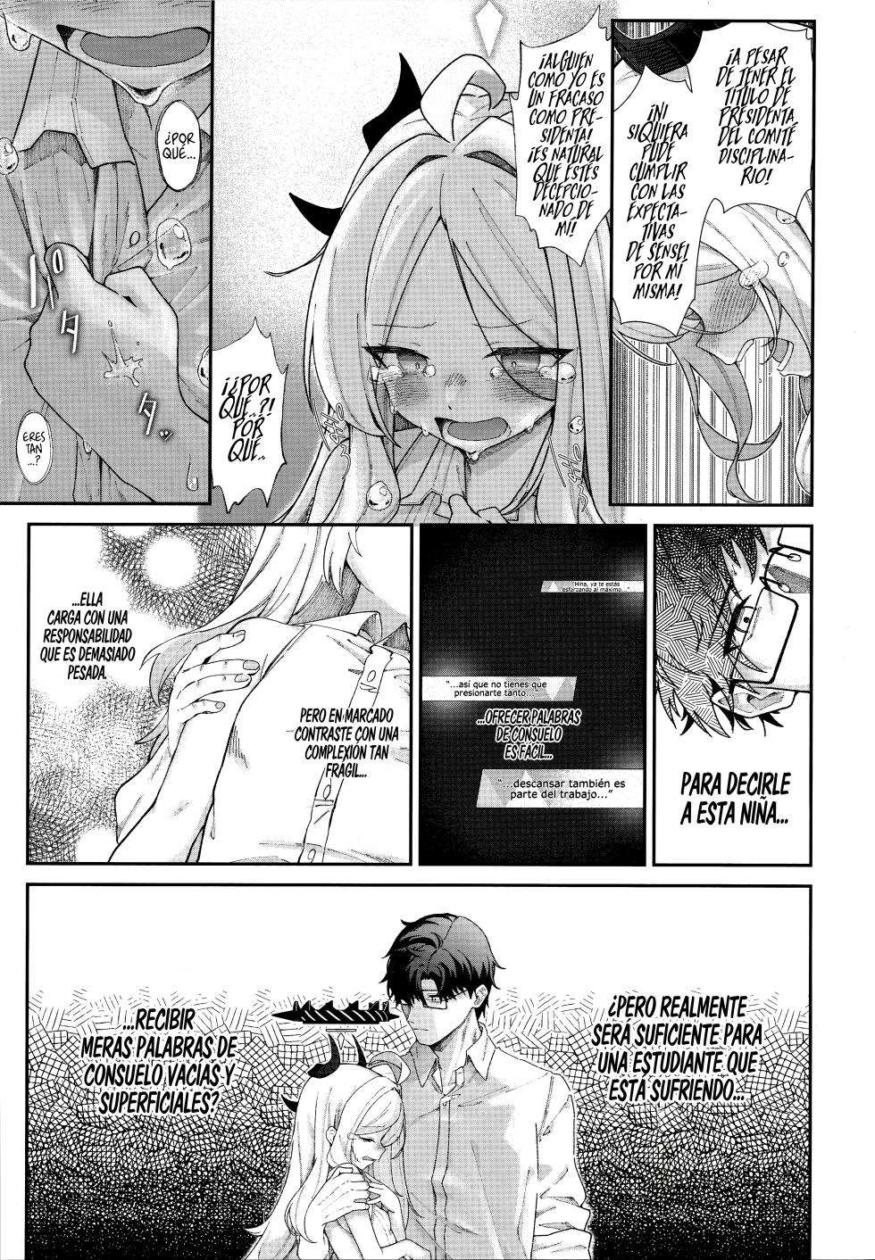 (C107) [Damenahidou (Damenahito)] Mada Hinadori no Kimi e - To you who are still a baby bird (Blue Archive) [Spanish] [Rakuen Translations] - Page 14
