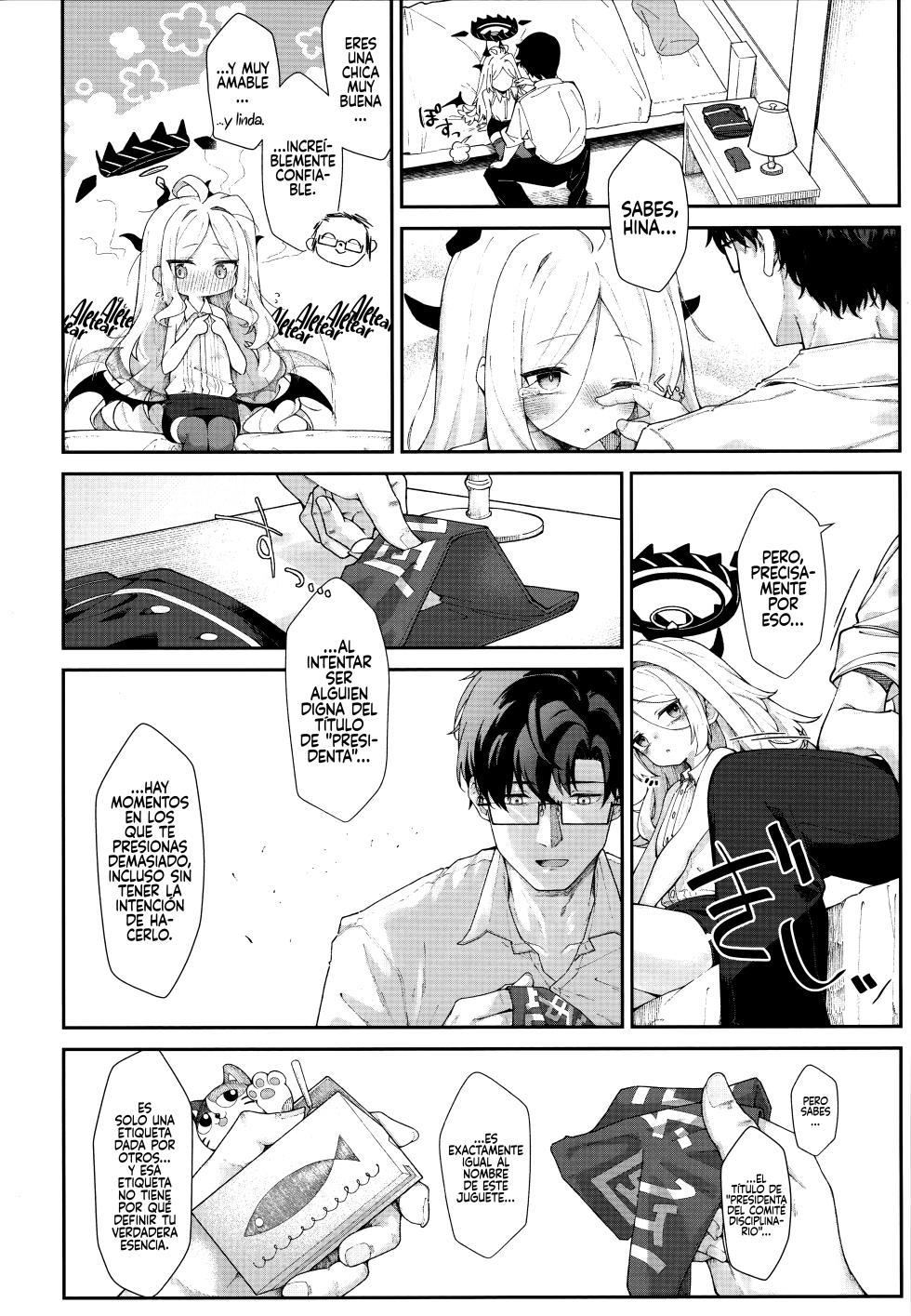 (C107) [Damenahidou (Damenahito)] Mada Hinadori no Kimi e - To you who are still a baby bird (Blue Archive) [Spanish] [Rakuen Translations] - Page 17