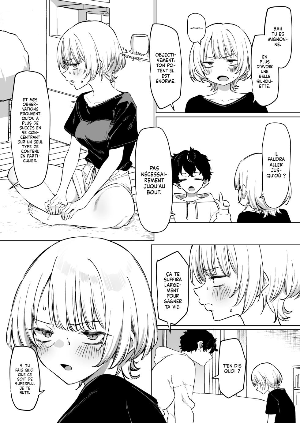 [MM] Senpai to no Ecchi na Douga de Kasegu Hanashi | Comment gagner de l'argent grâce à des vidéos de Baisers Langoureux [French] [Lopxi] - Page 7