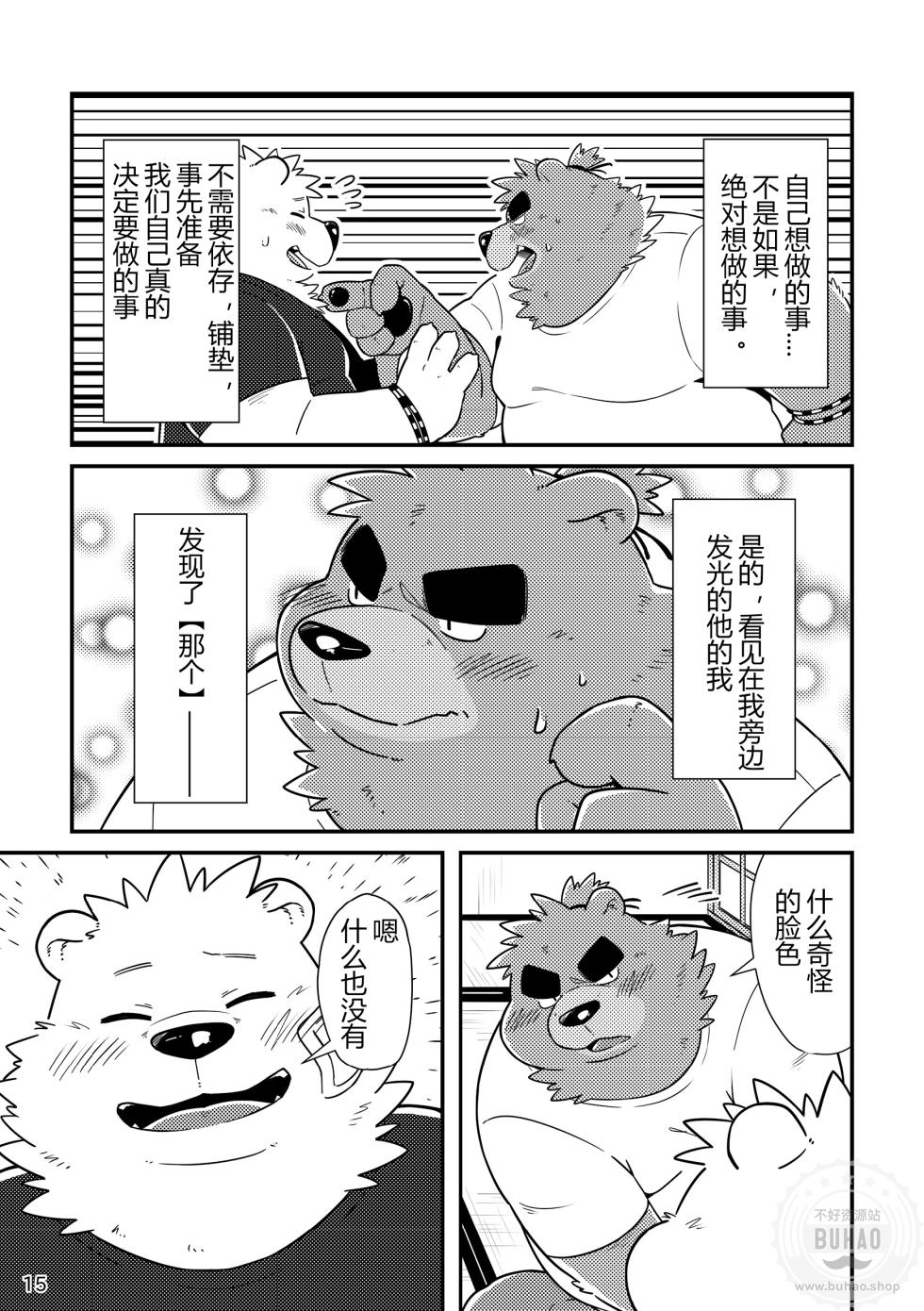 (Kansai Kemoket 5) [Ryuusei Potechi (Various)] 小白与小黑如果的话 [Chinese] - Page 17