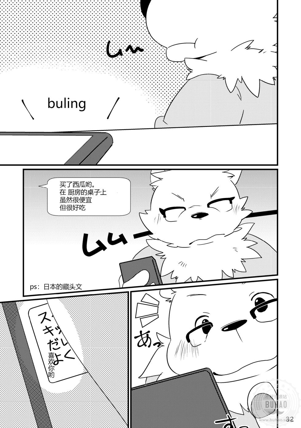 (Kansai Kemoket 5) [Ryuusei Potechi (Various)] 小白与小黑如果的话 [Chinese] - Page 34