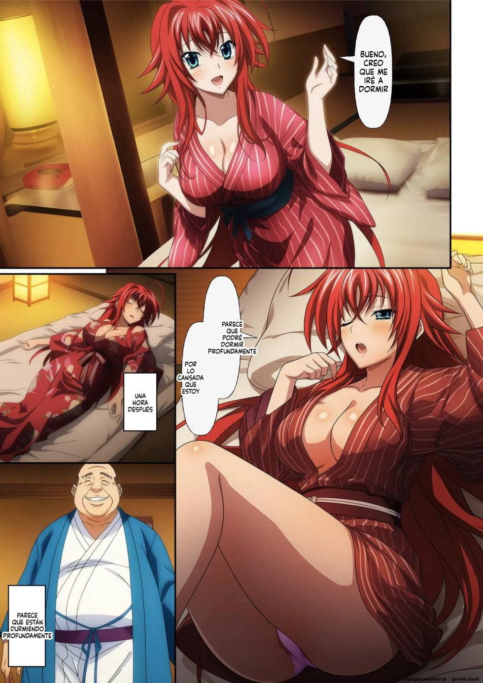 Harem Hot Spring High School DxD (Spanish) [MTL] [AI Generated] - Page 5