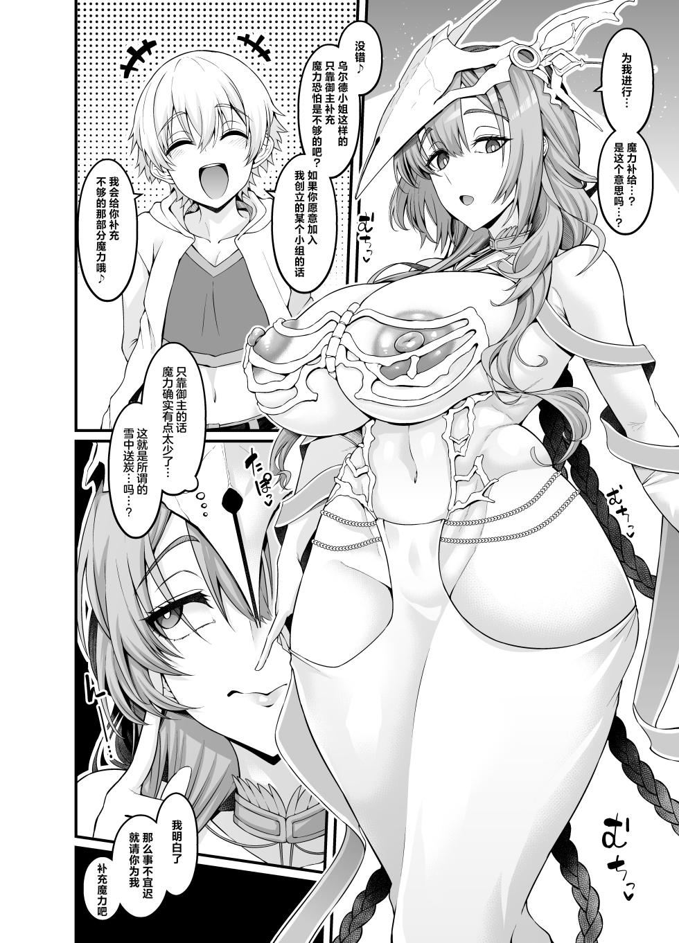 [Ankoman] Uruzu, giru-kun kara maryoku kyōyo o teian sa reru…❤ (Fate/Grand Order) [Chinese] [黎欧出资汉化] - Page 2