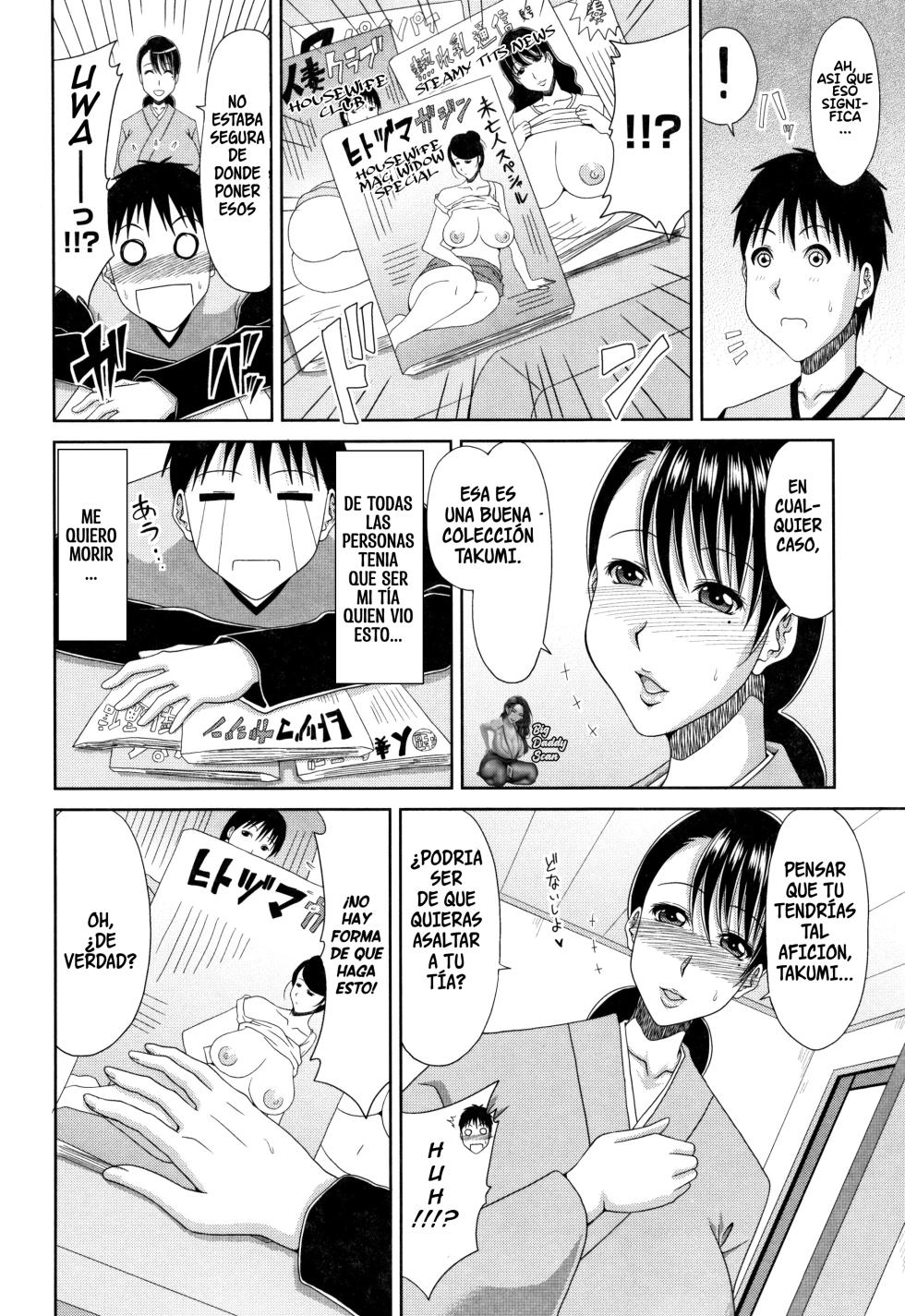 [Kai Hiroyuki] Hannari Miboujin｜Viuda Elegante (Hannari Otona Kyouiku) [Spanish] [BigDaddy Scan] - Page 4