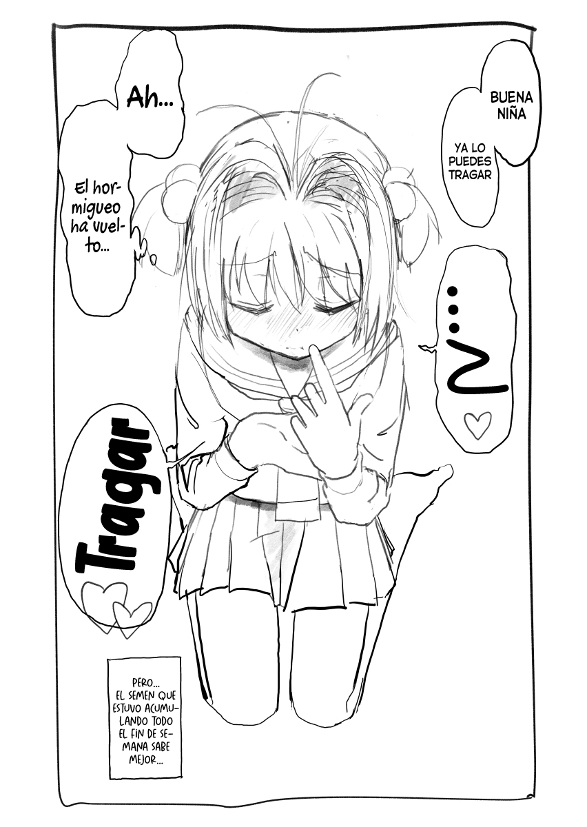 [Futotta Obasan] Sakura-chan Kouin Manga | Manga de Sexo oral de Sakura-chan (Cardcaptor Sakura) [Spanish] [Traducciones Necesarias] - Page 16