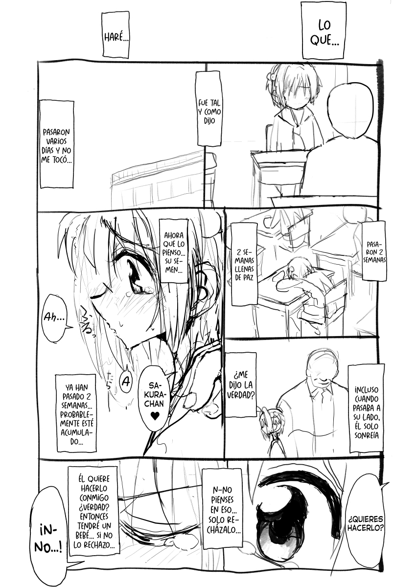 [Futotta Obasan] Sakura-chan Kouin Manga | Manga de Sexo oral de Sakura-chan (Cardcaptor Sakura) [Spanish] [Traducciones Necesarias] - Page 29