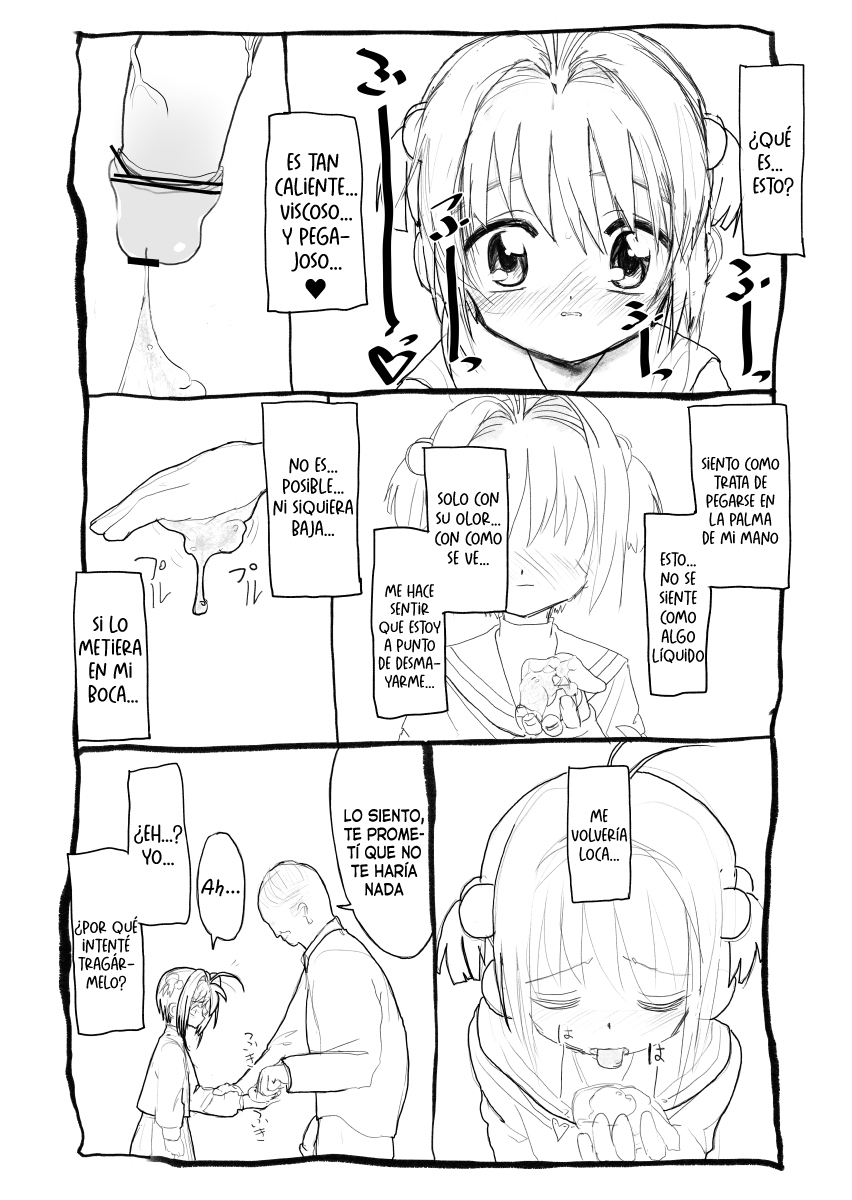 [Futotta Obasan] Sakura-chan Kouin Manga | Manga de Sexo oral de Sakura-chan (Cardcaptor Sakura) [Spanish] [Traducciones Necesarias] - Page 31