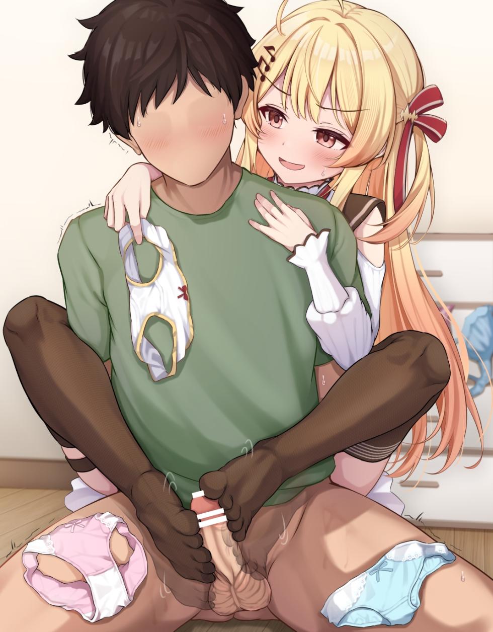 [M博士] おパンツ様に敗北おもらし♡かなで♡ (ホロライブ) - Page 18