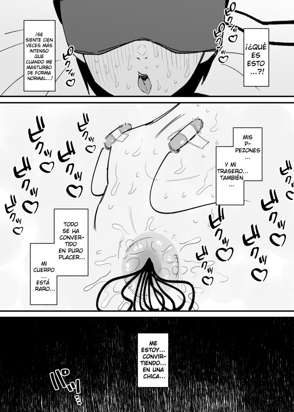 [Hachihachihachi] Un Juego Donde Puedes Convertirte en una Chica -Parte 1- Onnanoko ni Nareru Game 1 - Spanish - Page 12