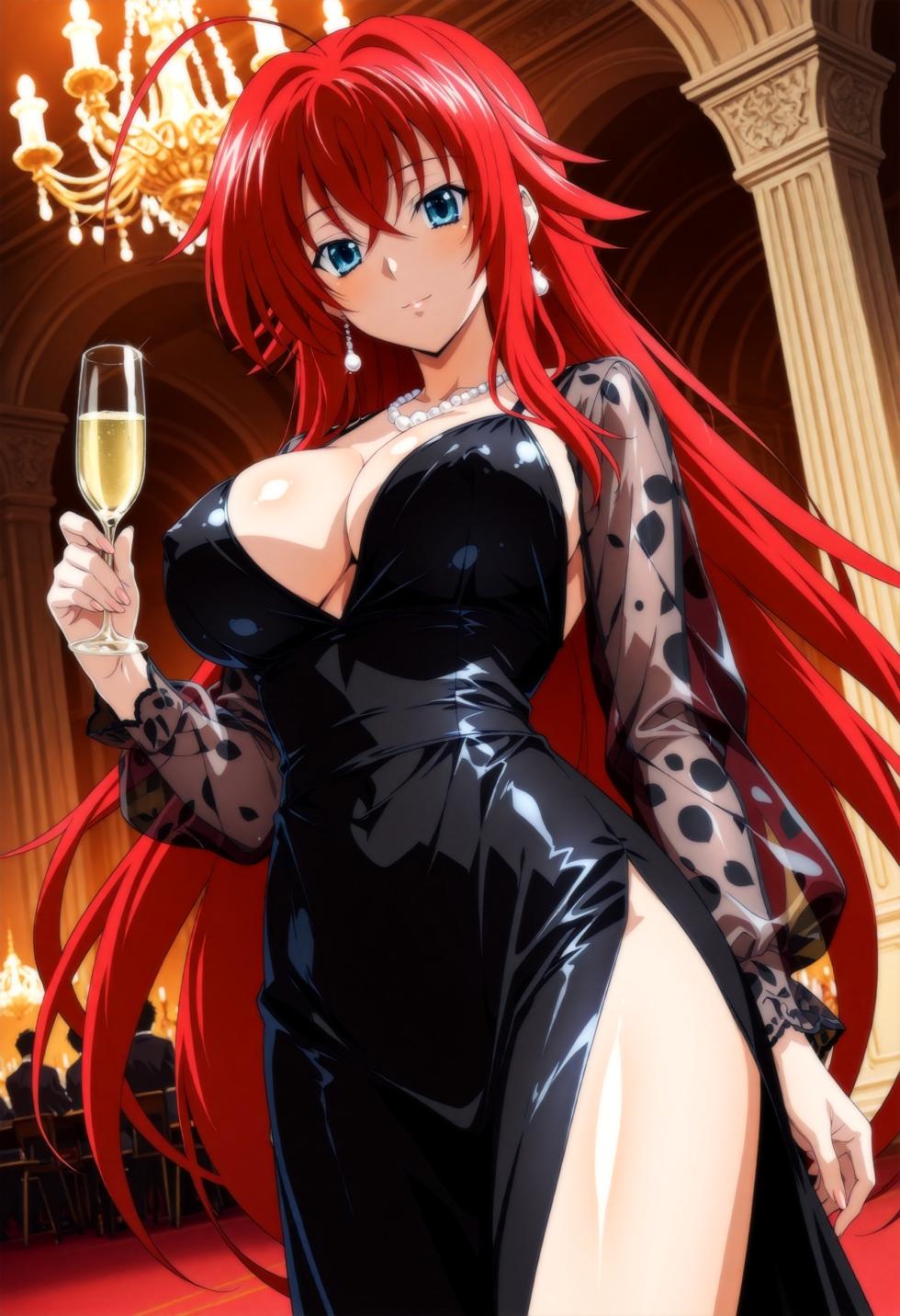 Moke P@treon Rias Gremory & Himejima Akeno Three Some (HS DxD) リアス グレモリー & 姫島朱乃 3Pエッチ (HS DxD) 825Pics (Patreon) [AI Generated] - Page 11