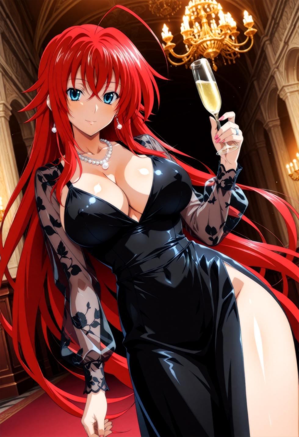 Moke P@treon Rias Gremory & Himejima Akeno Three Some (HS DxD) リアス グレモリー & 姫島朱乃 3Pエッチ (HS DxD) 825Pics (Patreon) [AI Generated] - Page 14