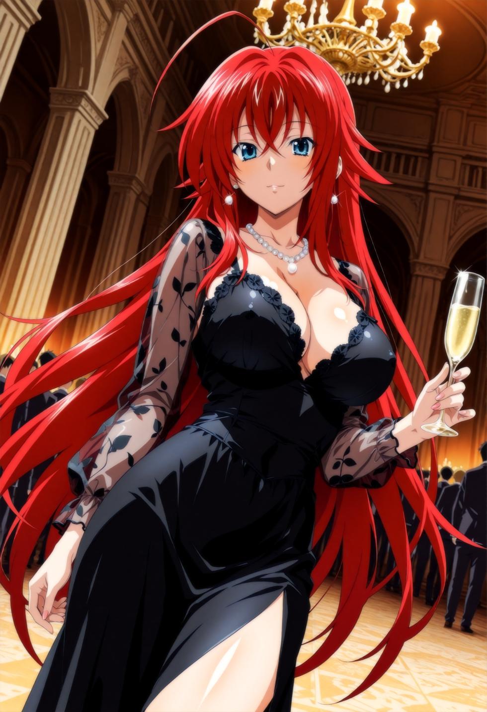 Moke P@treon Rias Gremory & Himejima Akeno Three Some (HS DxD) リアス グレモリー & 姫島朱乃 3Pエッチ (HS DxD) 825Pics (Patreon) [AI Generated] - Page 15