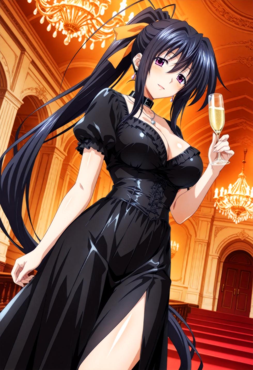 Moke P@treon Rias Gremory & Himejima Akeno Three Some (HS DxD) リアス グレモリー & 姫島朱乃 3Pエッチ (HS DxD) 825Pics (Patreon) [AI Generated] - Page 16