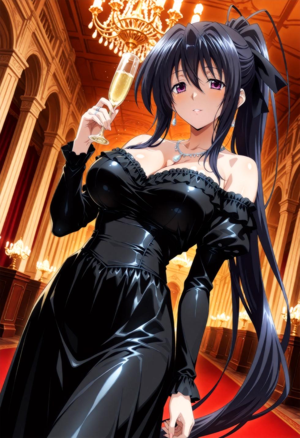 Moke P@treon Rias Gremory & Himejima Akeno Three Some (HS DxD) リアス グレモリー & 姫島朱乃 3Pエッチ (HS DxD) 825Pics (Patreon) [AI Generated] - Page 21