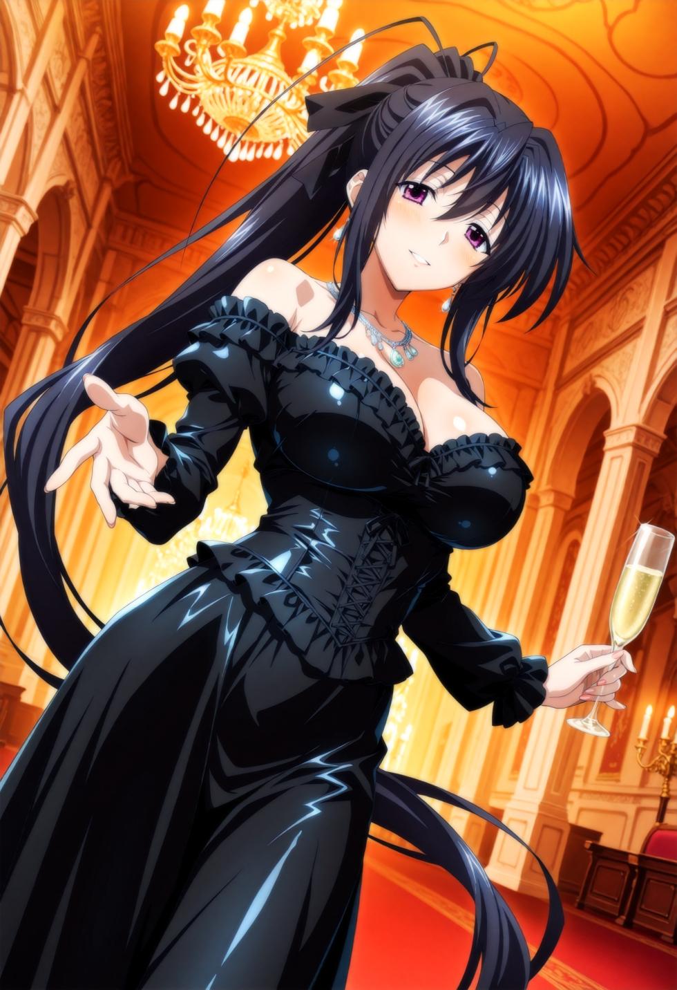 Moke P@treon Rias Gremory & Himejima Akeno Three Some (HS DxD) リアス グレモリー & 姫島朱乃 3Pエッチ (HS DxD) 825Pics (Patreon) [AI Generated] - Page 22