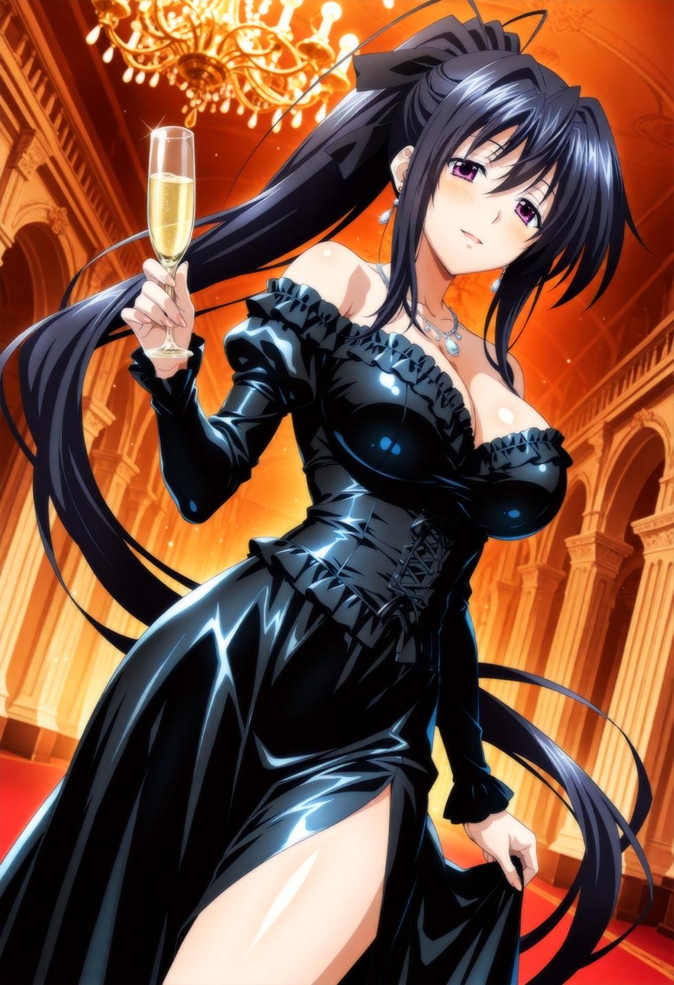 Moke P@treon Rias Gremory & Himejima Akeno Three Some (HS DxD) リアス グレモリー & 姫島朱乃 3Pエッチ (HS DxD) 825Pics (Patreon) [AI Generated] - Page 24