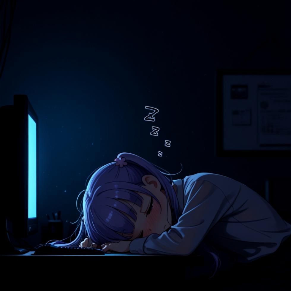 [Pixiv] (87756114) (もう一人の僕)  徹夜してたら別部署の社員に襲われる青葉ちゃん [AI Generated] - Page 4