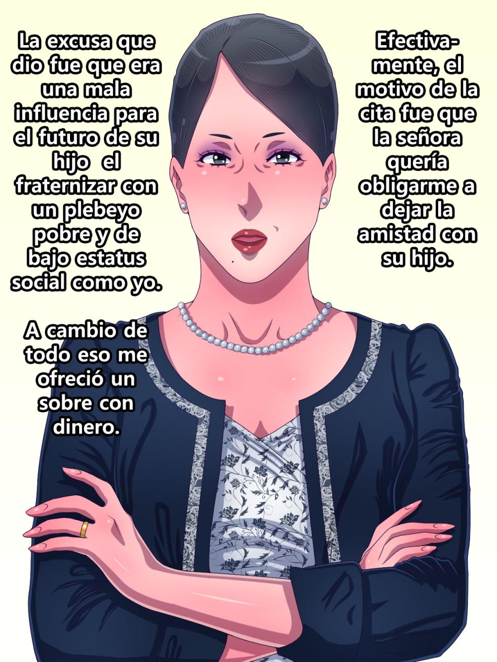 [Kurono Taitsu] Shinyuu no Kebai Kyouiku Mama ga Saitei no Seiaku Babaa nanode Ore no Chinpo de Kyouseishite Yaru Koto ni Shita | La madre estricta de mi mejor amigo es de lo peor, así que decidí corregirla con mi polla [Español] [ARCANGELXL SCAN] - Page 5