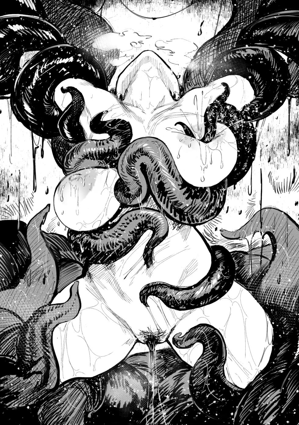 (同人誌) [アイソカーブ (アレグロ)] 異形交尾快楽地獄2 (Textless) [DL版] - Page 20