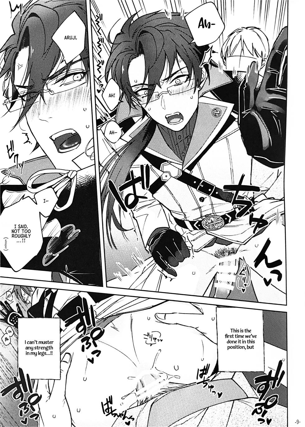 [Jinriki Tekuno (Yamadori)] Nikkou-san to Kitamama ××× shinai to Derarenai Naya | A Shed You Can’t Leave Unless You Do ××× with Nikkou-san While Clothed (Touken Ranbu) [English] [mayabird] - Page 8