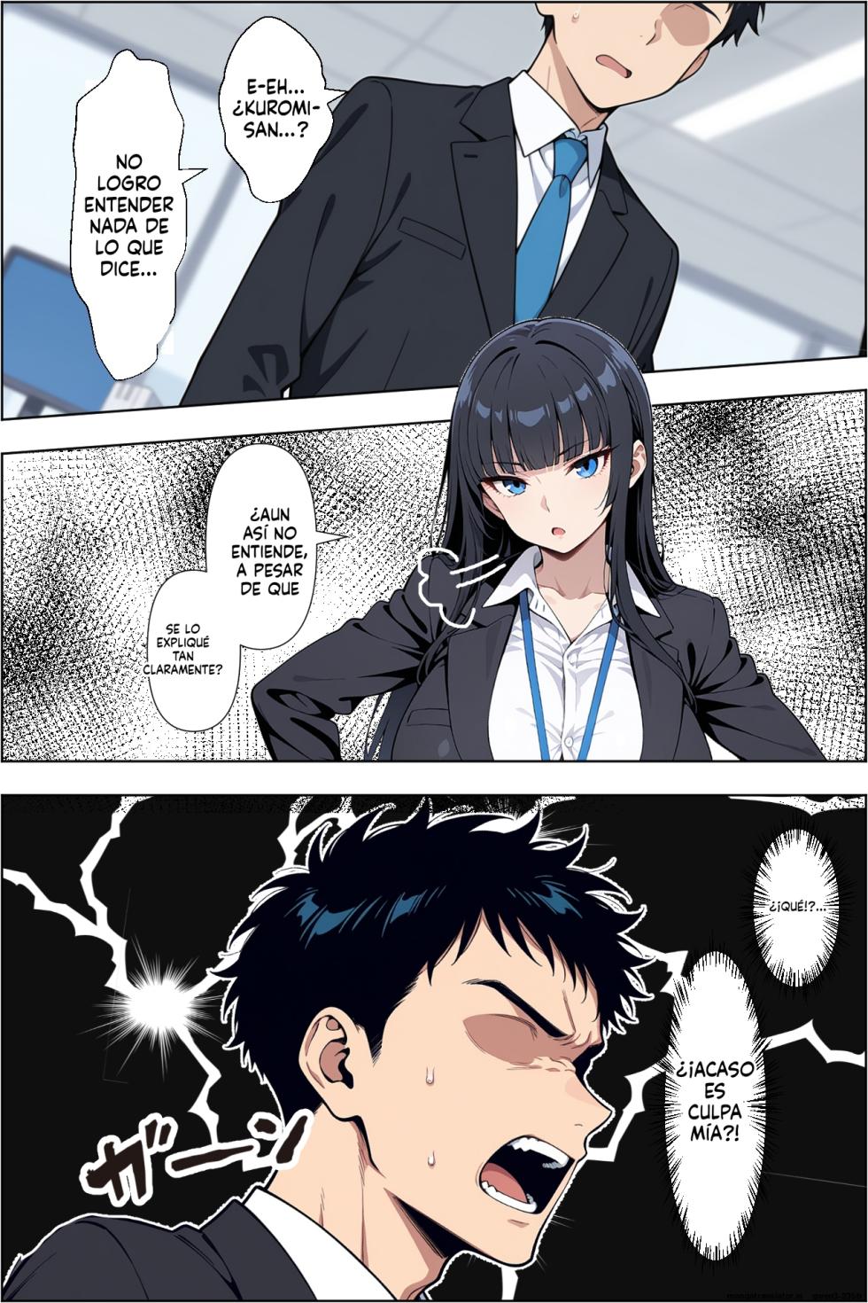 Tenshoku shitara bakunyuu gyaru shachou no seiyoku shori-gakari ni ninmei sareta kudan (Spanish) MTL - Page 21