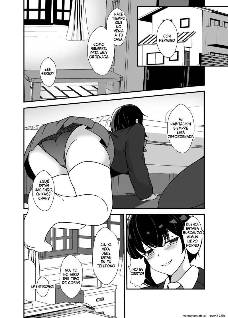 Otokomasarina osananajimi tousanno maedewa mesuninaru (Spanish) MTL - Page 5