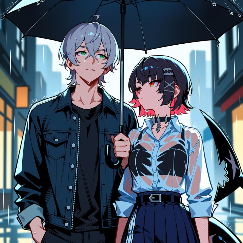 [打工人]雨后小故事[ai generated] - Page 5