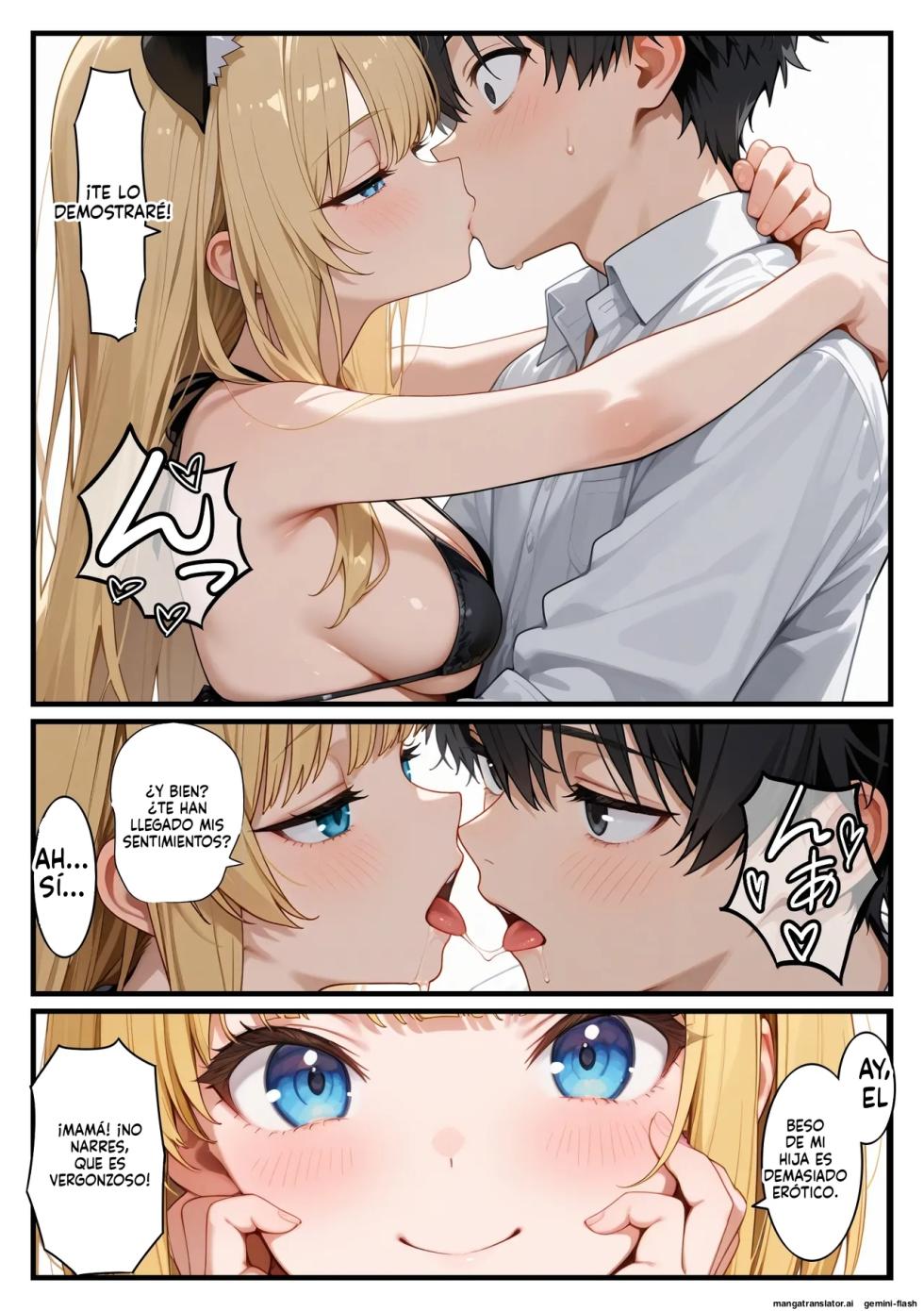 Kurasu no gyaru to mama (33) de tanetsuke oyakodonburi (Spanish) MTL - Page 16