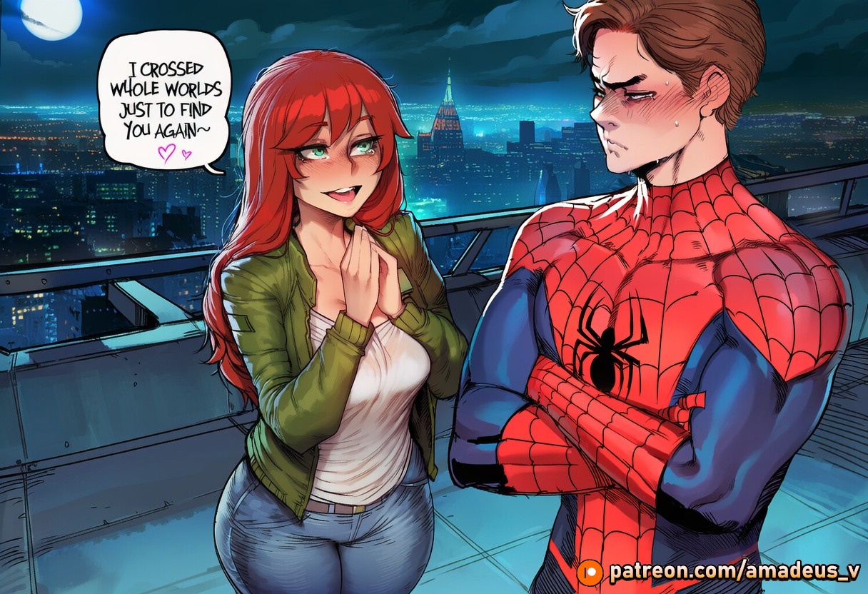 [Amadeus V] The Other Woman (Spider-Man x Silk) [English] [Full Comic] [AI Generated] - Page 1