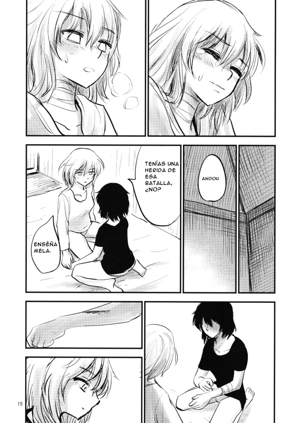 (C94) [Subuta Yuki] Kishi-tachi no Yaei Campamento de Caballeros (Girls und Panzer) [CristoferDeLosAndes](ESPAÑOL) - Page 15